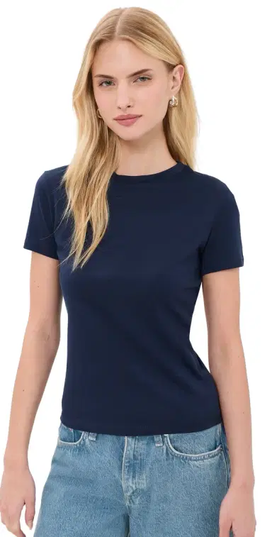 Theory Tiny Apex Tee Sapphire Navy - 2qt P | Thumbnail 1 Theory Tiny Apex Tee Sapphire Navy - 2qt P | Thumbnail 1