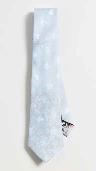 Paul Smith Tonal Floral Tie Light/Pastel Blue | Thumbnail 3 Paul Smith Tonal Floral Tie Light/Pastel Blue | Thumbnail 3