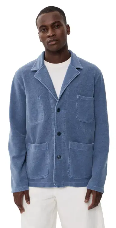 Save Khaki American Twill Terry Blazer | Thumbnail 1 Save Khaki American Twill Terry Blazer | Thumbnail 1