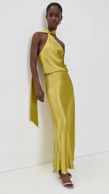 Staud Estelle Dress Citron 0 | Thumbnail 2 Staud Estelle Dress Citron 0 | Thumbnail 2