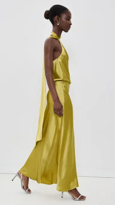 Staud Estelle Dress Citron 0 | Thumbnail 4 Staud Estelle Dress Citron 0 | Thumbnail 4