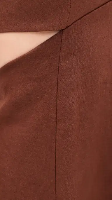 A.L.C. A. L.C. Evelena Linen Maxi Dress Brunette 0 | Thumbnail 6 A.L.C. A. L.C. Evelena Linen Maxi Dress Brunette 0 | Thumbnail 6