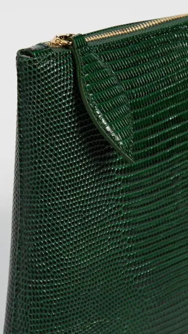 Liffner Zip Clutch Emerald One Size | Thumbnail 5 Liffner Zip Clutch Emerald One Size | Thumbnail 5