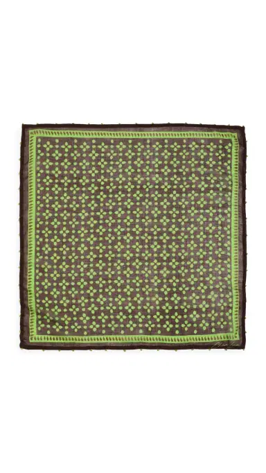 CHAN LUU Beaded Floral Bandana Espresso One Size | Thumbnail 6 CHAN LUU Beaded Floral Bandana Espresso One Size | Thumbnail 6