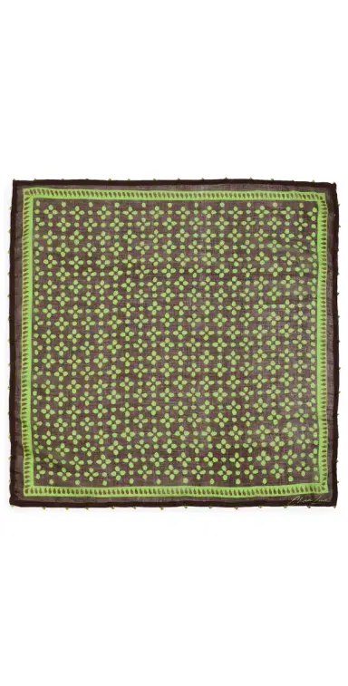 CHAN LUU Beaded Floral Bandana Espresso One Size | Thumbnail 1 CHAN LUU Beaded Floral Bandana Espresso One Size | Thumbnail 1