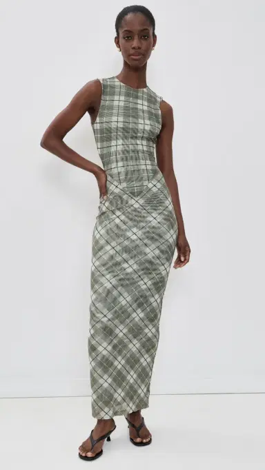 Ronny Kobo Krisa Maxi Dress tevie Plaid | Thumbnail 2 Ronny Kobo Krisa Maxi Dress tevie Plaid | Thumbnail 2