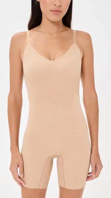 Honeylove Superpower Mid-Thigh Bodysuit Sand S | Thumbnail 2 Honeylove Superpower Mid-Thigh Bodysuit Sand S | Thumbnail 2