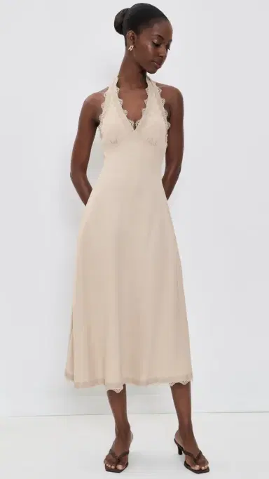 Lioness Stars Align Midi Dress Beige | Thumbnail 2 Lioness Stars Align Midi Dress Beige | Thumbnail 2