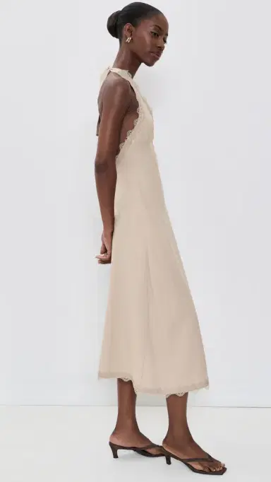 Lioness Stars Align Midi Dress Beige | Thumbnail 4 Lioness Stars Align Midi Dress Beige | Thumbnail 4