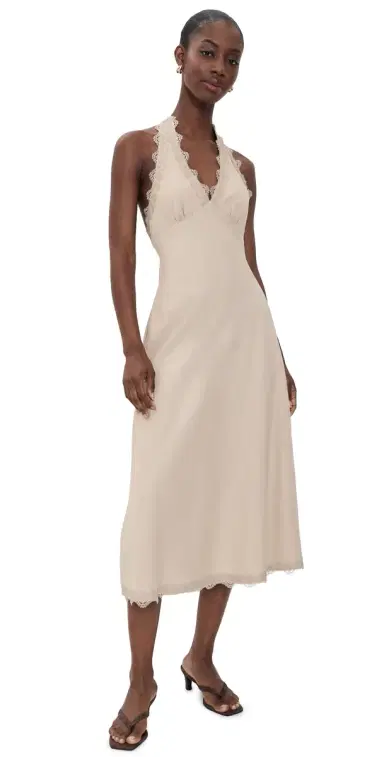 Lioness Stars Align Midi Dress Beige | Thumbnail 1 Lioness Stars Align Midi Dress Beige | Thumbnail 1