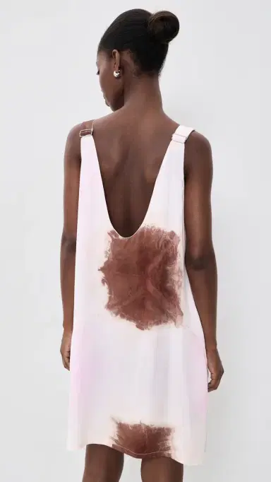 Busayo Fola Dress Pink/Brown/White | Thumbnail 3 Busayo Fola Dress Pink/Brown/White | Thumbnail 3