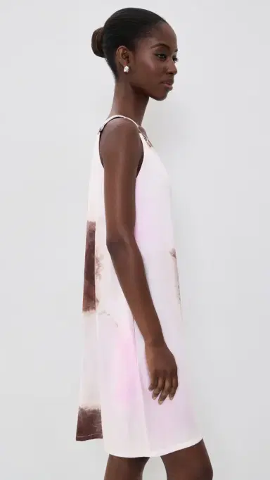 Busayo Fola Dress Pink/Brown/White | Thumbnail 4 Busayo Fola Dress Pink/Brown/White | Thumbnail 4