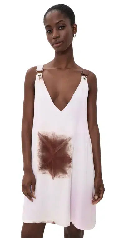 Busayo Fola Dress Pink/Brown/White | Thumbnail 1 Busayo Fola Dress Pink/Brown/White | Thumbnail 1