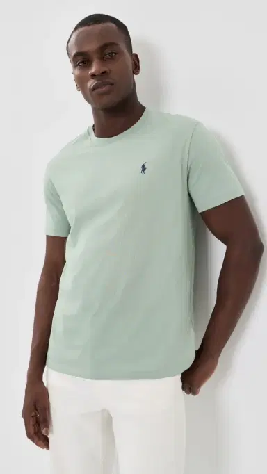Polo Ralph Lauren tandard Fit Jersey Crewneck Tee Light Green | Thumbnail 2 Polo Ralph Lauren tandard Fit Jersey Crewneck Tee Light Green | Thumbnail 2
