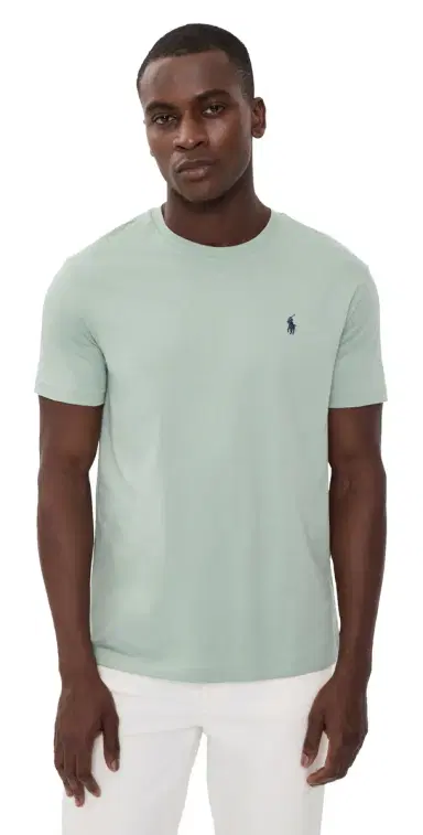 Polo Ralph Lauren tandard Fit Jersey Crewneck Tee Light Green | Thumbnail 1 Polo Ralph Lauren tandard Fit Jersey Crewneck Tee Light Green | Thumbnail 1