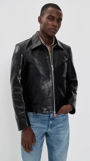 Our Legacy Leather Mini Jacket | Thumbnail 2 Our Legacy Leather Mini Jacket | Thumbnail 2