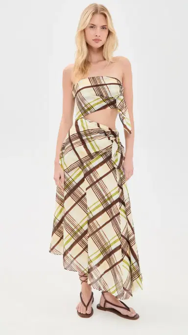 A.L.C. A. L.C. Tessa Dress Butter/Ganache | Thumbnail 2 A.L.C. A. L.C. Tessa Dress Butter/Ganache | Thumbnail 2