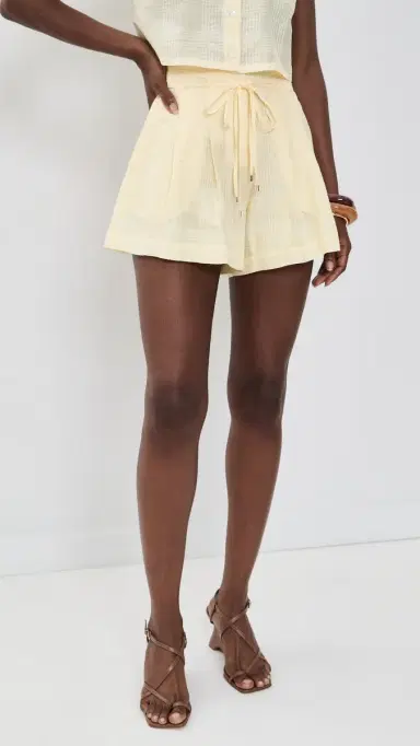 HEVRON Aster Shorts Butter Plaid | Thumbnail 2 HEVRON Aster Shorts Butter Plaid | Thumbnail 2