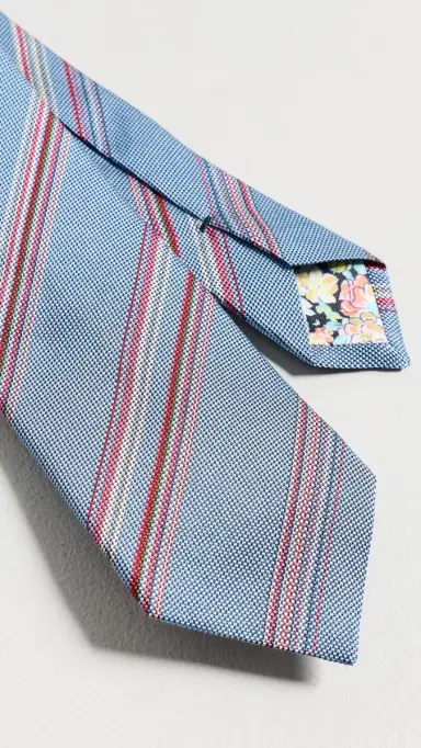 Paul Smith Fine Stripe Tie | Thumbnail 4 Paul Smith Fine Stripe Tie | Thumbnail 4