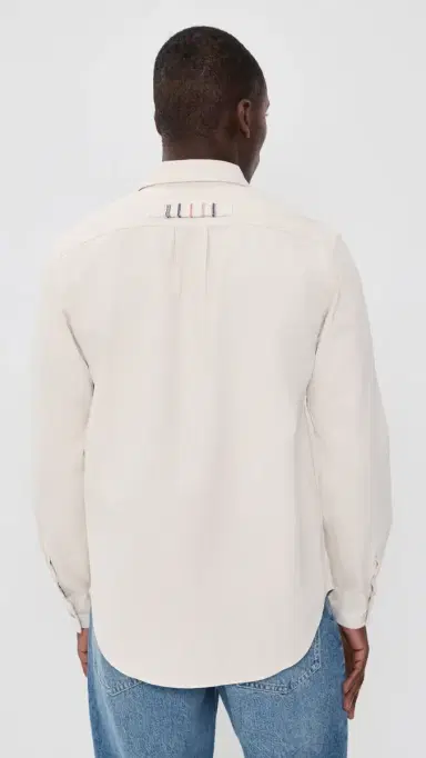 PS Paul Smith Long Sleeve Casual Fit 2 Pocket Shirt Natural | Thumbnail 3 PS Paul Smith Long Sleeve Casual Fit 2 Pocket Shirt Natural | Thumbnail 3