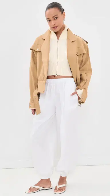 Lioness Priority Knit Zip Cardigan Cream | Thumbnail 5 Lioness Priority Knit Zip Cardigan Cream | Thumbnail 5