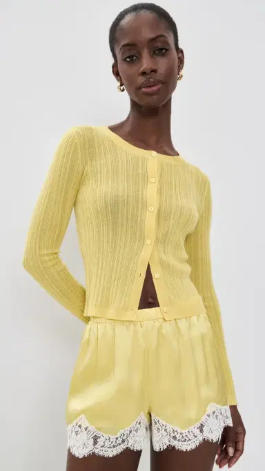 CAMI NYC Lightweight aura Cardigan Custard | Thumbnail 2 CAMI NYC Lightweight aura Cardigan Custard | Thumbnail 2
