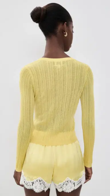 CAMI NYC Lightweight aura Cardigan Custard | Thumbnail 3 CAMI NYC Lightweight aura Cardigan Custard | Thumbnail 3