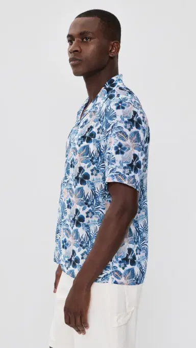 Vilebrequin Charli Camp Shirt Blanc | Thumbnail 4 Vilebrequin Charli Camp Shirt Blanc | Thumbnail 4