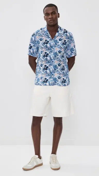 Vilebrequin Charli Camp Shirt Blanc | Thumbnail 5 Vilebrequin Charli Camp Shirt Blanc | Thumbnail 5
