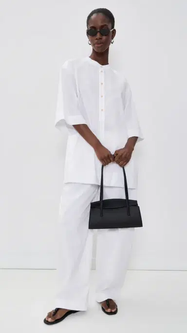 Jamie Haller The Caftan Mini Dress White | Thumbnail 5 Jamie Haller The Caftan Mini Dress White | Thumbnail 5