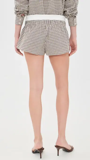 LIONESS Nirvana Shorts Vintage Beige Plaid | Thumbnail 3 LIONESS Nirvana Shorts Vintage Beige Plaid | Thumbnail 3