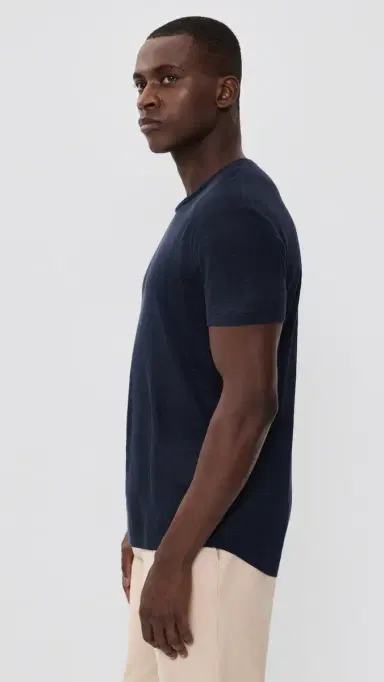Orlebar Brown Ob-T Linen Tee Night Iris | Thumbnail 4 Orlebar Brown Ob-T Linen Tee Night Iris | Thumbnail 4