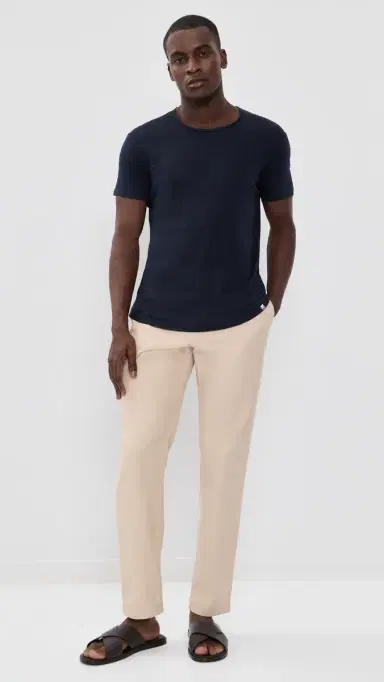 Orlebar Brown Ob-T Linen Tee Night Iris | Thumbnail 5 Orlebar Brown Ob-T Linen Tee Night Iris | Thumbnail 5