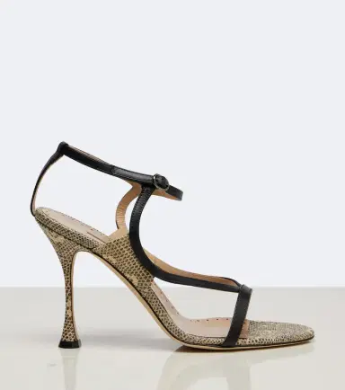 Manolo Blahnik Tibula snake-effect leather sandals | Thumbnail 2 Manolo Blahnik Tibula snake-effect leather sandals | Thumbnail 2