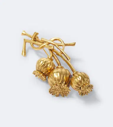 Saint Laurent Poppy Cassandre brooch | Thumbnail 3 Saint Laurent Poppy Cassandre brooch | Thumbnail 3