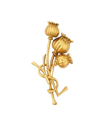 Saint Laurent Poppy Cassandre brooch | Thumbnail 1 Saint Laurent Poppy Cassandre brooch | Thumbnail 1