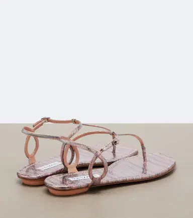 Aquazzura Almost Bare striped leather thong sandals | Thumbnail 3 Aquazzura Almost Bare striped leather thong sandals | Thumbnail 3