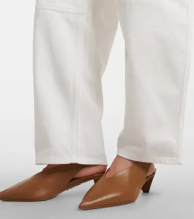 Loewe Origami leather slingback pumps | Thumbnail 6 Loewe Origami leather slingback pumps | Thumbnail 6