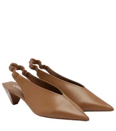 Loewe Origami leather slingback pumps | Thumbnail 1 Loewe Origami leather slingback pumps | Thumbnail 1