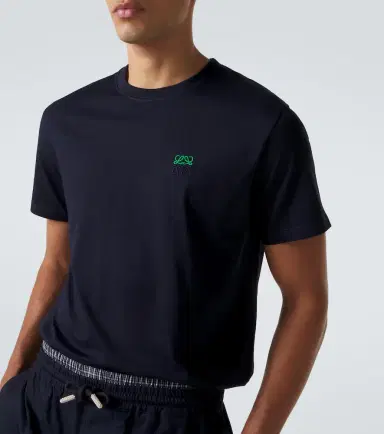 Loewe Logo embroidered cotton T-shirt | Thumbnail 4 Loewe Logo embroidered cotton T-shirt | Thumbnail 4