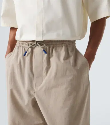Loewe Wool and cotton wide-leg pants | Thumbnail 3 Loewe Wool and cotton wide-leg pants | Thumbnail 3