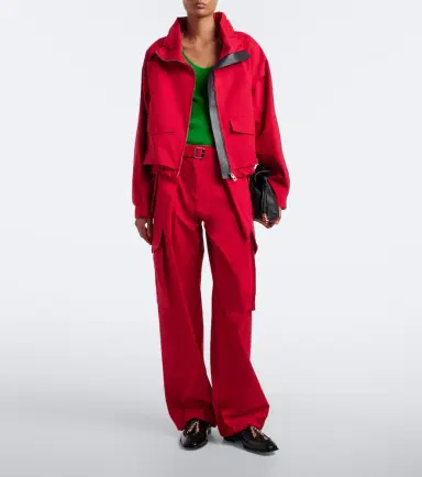 Loewe Cotton and silk cargo pants | Thumbnail 2 Loewe Cotton and silk cargo pants | Thumbnail 2