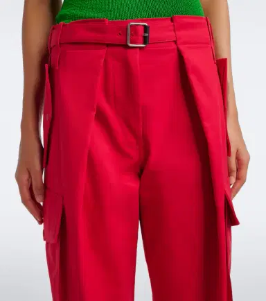 Loewe Cotton and silk cargo pants | Thumbnail 5 Loewe Cotton and silk cargo pants | Thumbnail 5