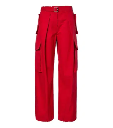 Loewe Cotton and silk cargo pants | Thumbnail 1 Loewe Cotton and silk cargo pants | Thumbnail 1