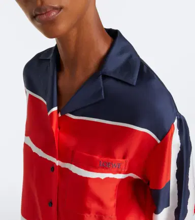 Loewe Printed silk twill shirt | Thumbnail 5 Loewe Printed silk twill shirt | Thumbnail 5