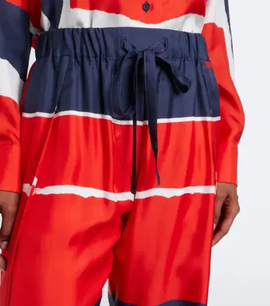Loewe Printed silk twill wide-leg pants | Thumbnail 5 Loewe Printed silk twill wide-leg pants | Thumbnail 5