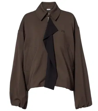 Loewe Double L paneled blouson jacket | Thumbnail 1 Loewe Double L paneled blouson jacket | Thumbnail 1