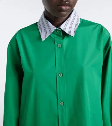 Loewe Double L cotton poplin shirt dress | Thumbnail 3 Loewe Double L cotton poplin shirt dress | Thumbnail 3