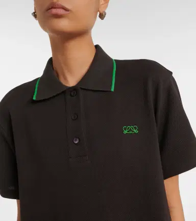 Loewe Double L cotton polo piqué dress | Thumbnail 2 Loewe Double L cotton polo piqué dress | Thumbnail 2