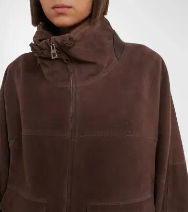 Loewe Leather-trimmed suede jacket | Thumbnail 7 Loewe Leather-trimmed suede jacket | Thumbnail 7